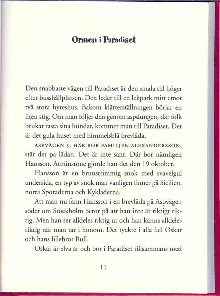 Oskar i paradiset